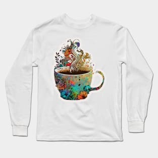 Boho Coffee Mug Long Sleeve T-Shirt